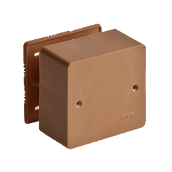 65015к Тусо Коробка универсальная для кабель-каналов, 85х85х45мм(коричневая)
