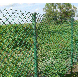 Заборная решетка 1,5х25 м (ячея 70х58мм) зеленая