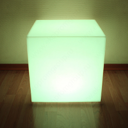 Куб с подсветкой (ВxШxД), мм: 390x385x385