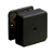 65005Ч Коробка универ. для кабель-каналов 80х80х25мм(черная)