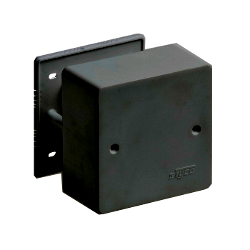 65015Ч Коробка универ. для кабель-каналов 85х85х42мм(черная)